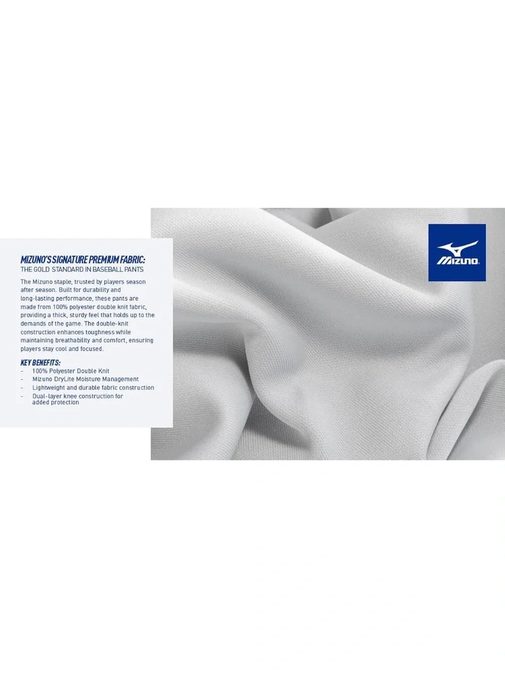 Mizuno Youth Select Pro Piped G2 Pants, White/Royal, X-Large 1837/bb2-1